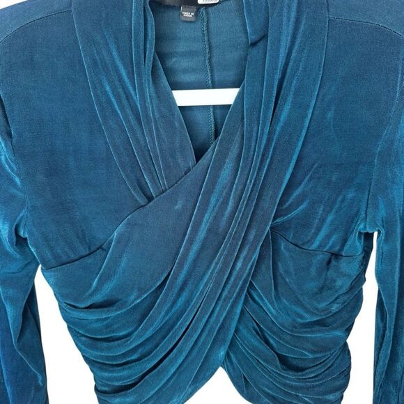 Bardot Wren wrap crop top size XS - Picture 7 of 10